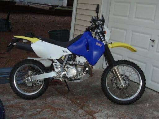 DRZ in yellow (mostly)
