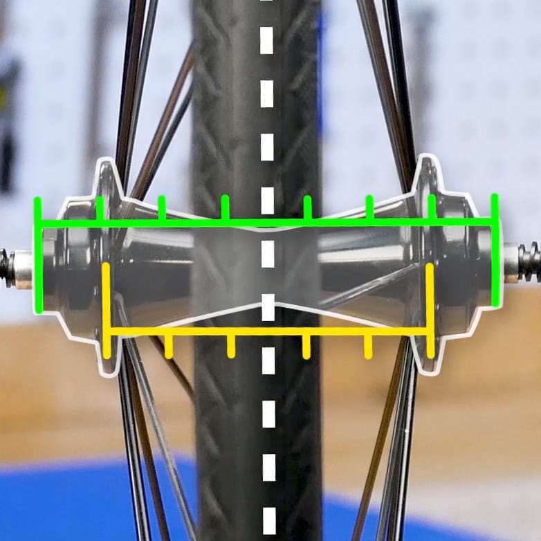 A centered properly dished’ wheel