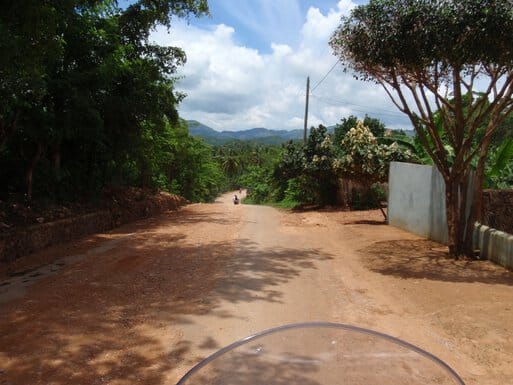 Hard-packed dirt road