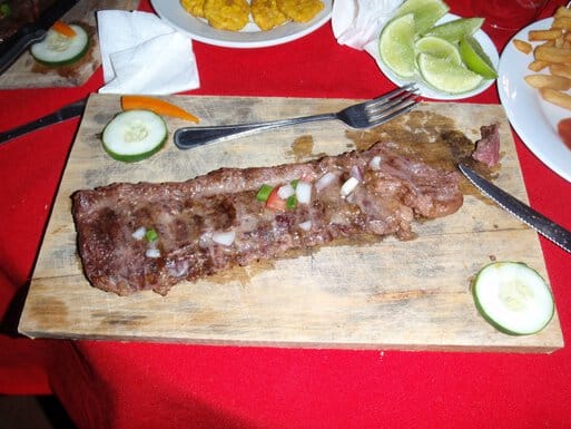 Churrasco at Restaurante La Lena (‘wood stick’)