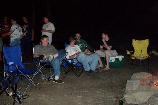 Fire, alcohol and hanging out